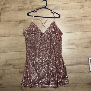 NWT Victoria’s Secret Pink Sequin Dress